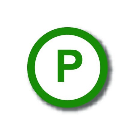 Ergomat 16in CIRCLE SIGNS - Parking DSV-SIGN 256 #1580 -UEN
